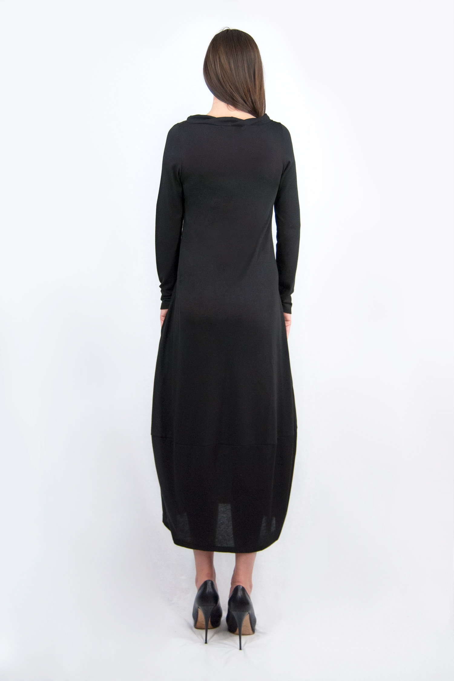 Waffle Dress with Long Sleeves