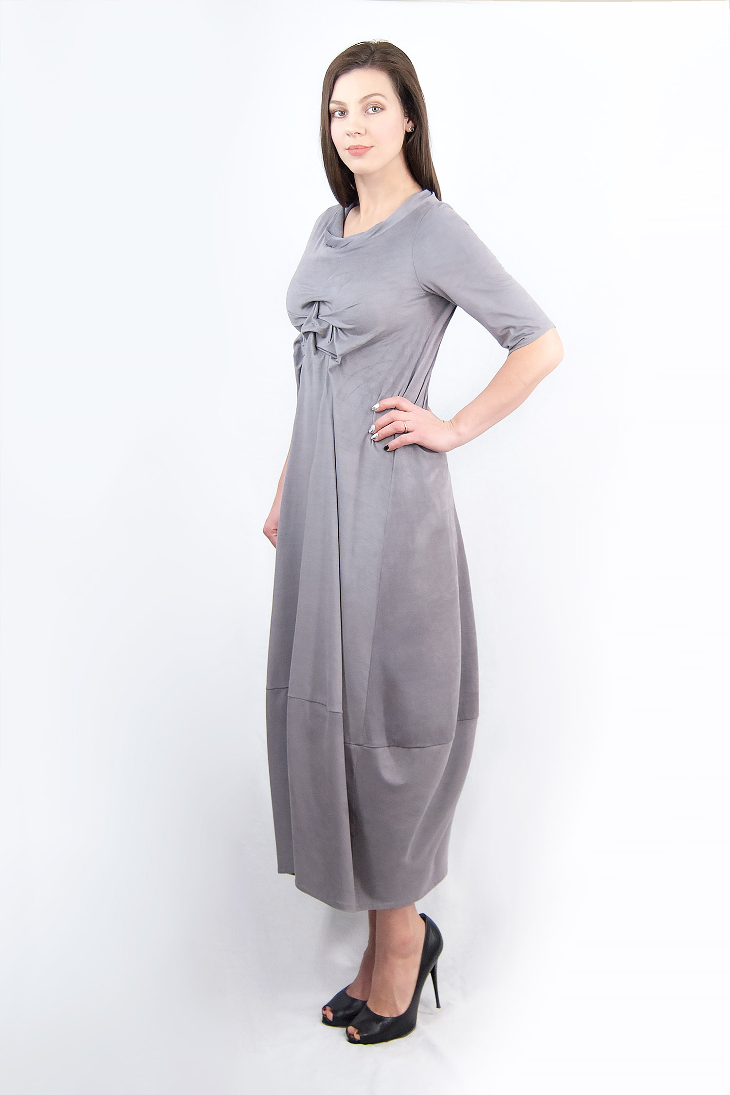 Waffle Dress with short-sleeve