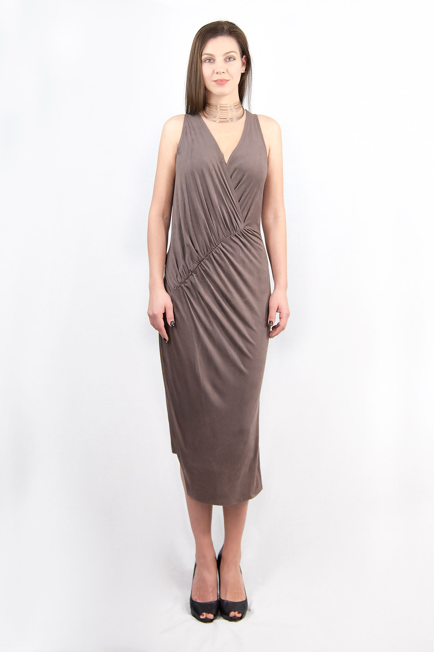Soft drapery dress