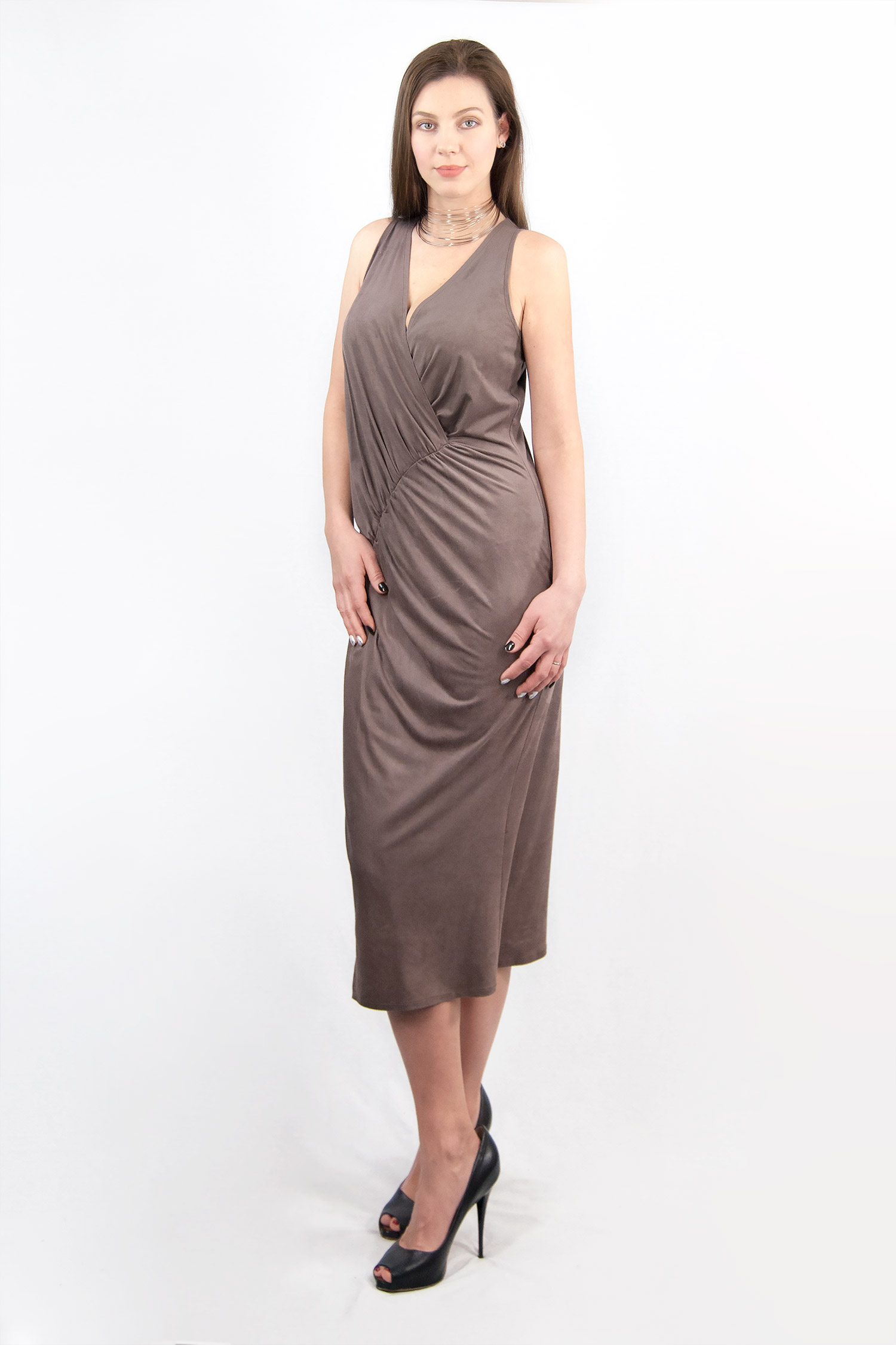 Soft drapery dress